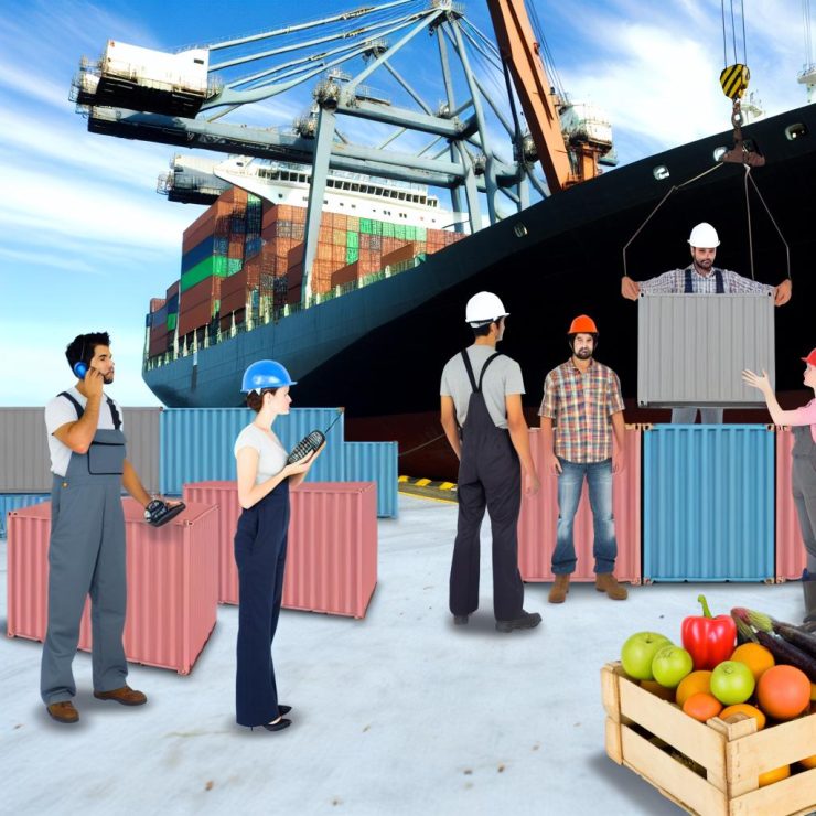 The role of refrigerated containers (reefers) in transporting perishables.